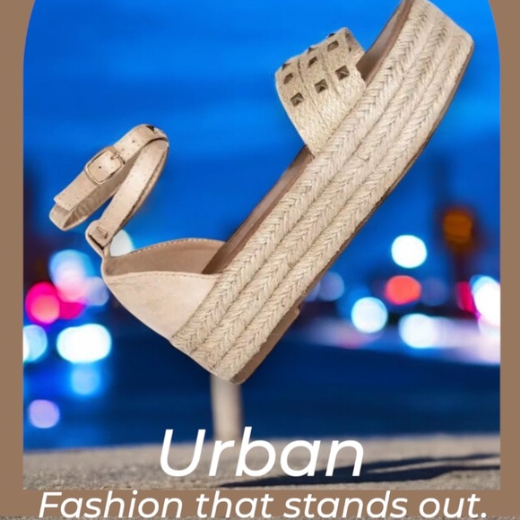 BELOVED Studded Espadrille Sandal  Boho/Bohemian Black BOHO/Bohemian Size 8 - Picture 10 of 16